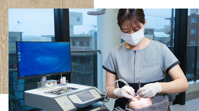 「担当制」の歯科衛生士